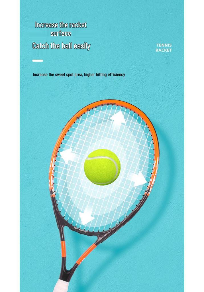 Bopovici Tennis Racket Self-Practice Rebound Set for Beginners