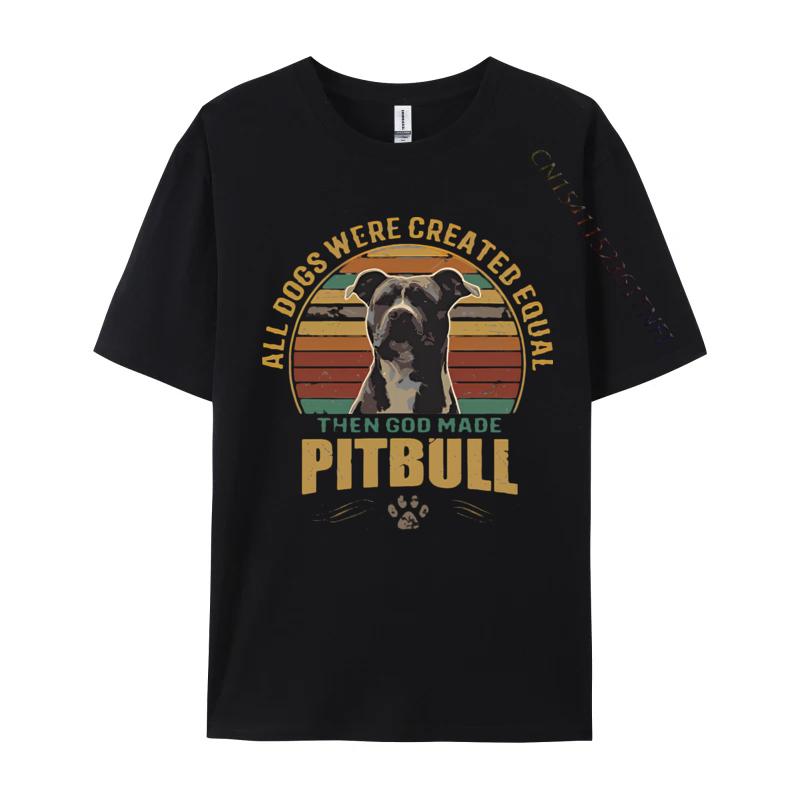 PitBull Vintage Tshirt Unisex T Shirts Funny Printed T Shirts Combed Cotton Top Tshirt Graphic T Shirts Unisexs Clothing