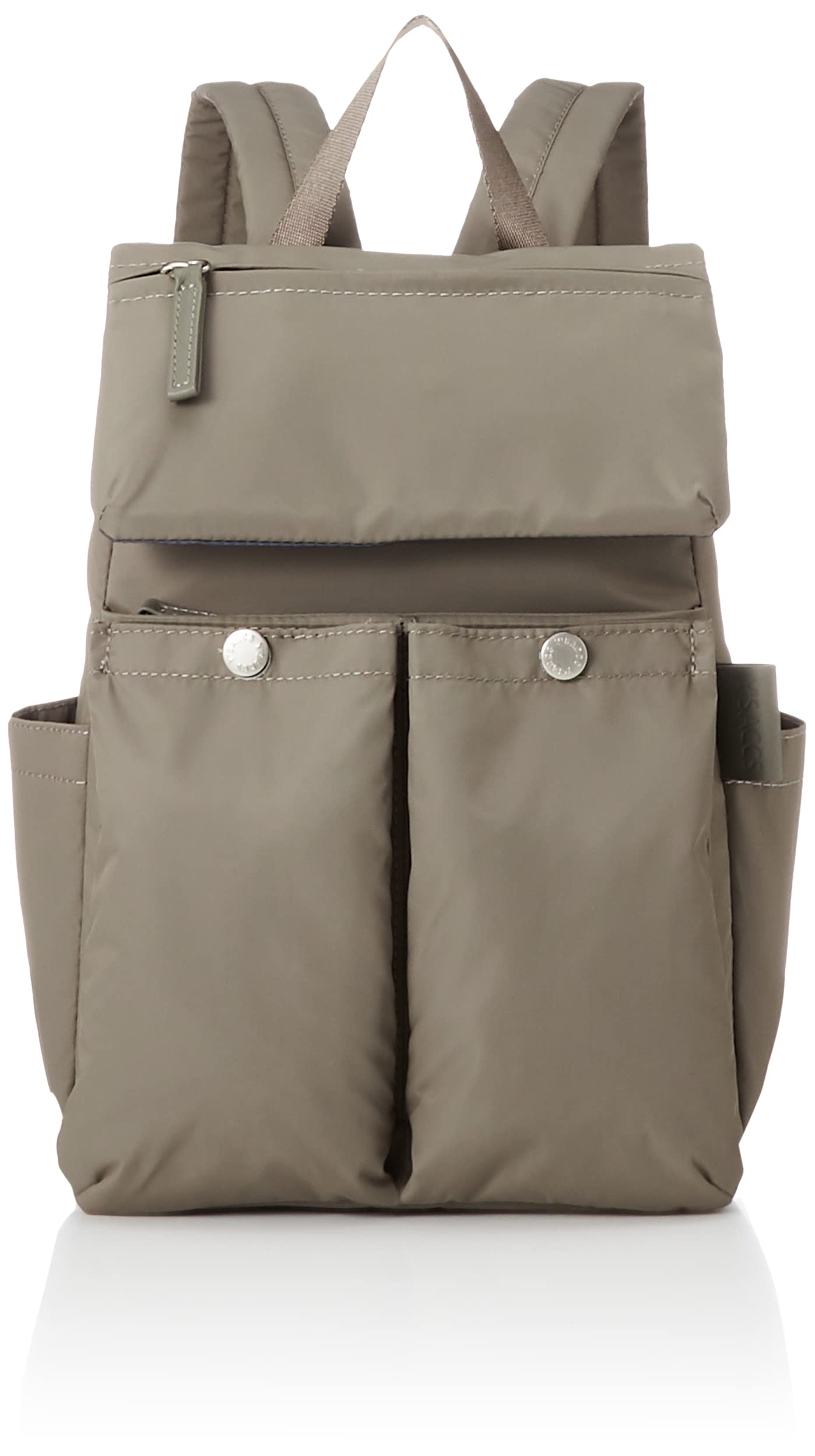 

Рюкзак карманного размера с двойным крючком, серо-бежевый [Isaac], Рюкзак, S, Женский, 2000804, (26)