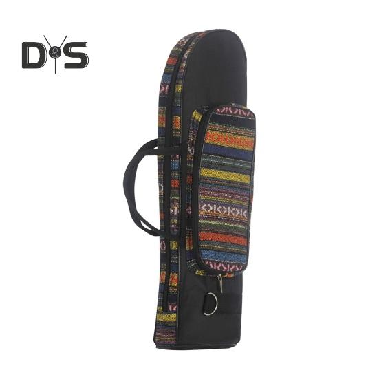 

Чехол для трубы, плотная ткань Оксфорд, мягкий чехол, двойные молнии, регулируемый плечевой ремень, водонепроницаемая сумка для музыкальных инструментов чёрный