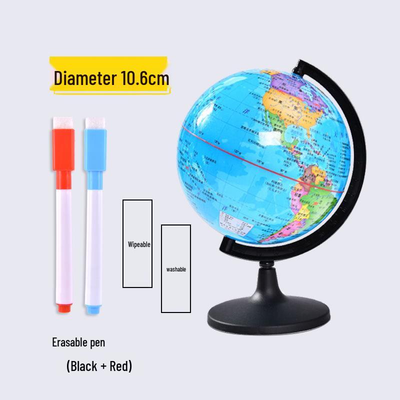 Erasable DIY Globe Kit for Junior High Geography Teaching and Student Learning No Gift