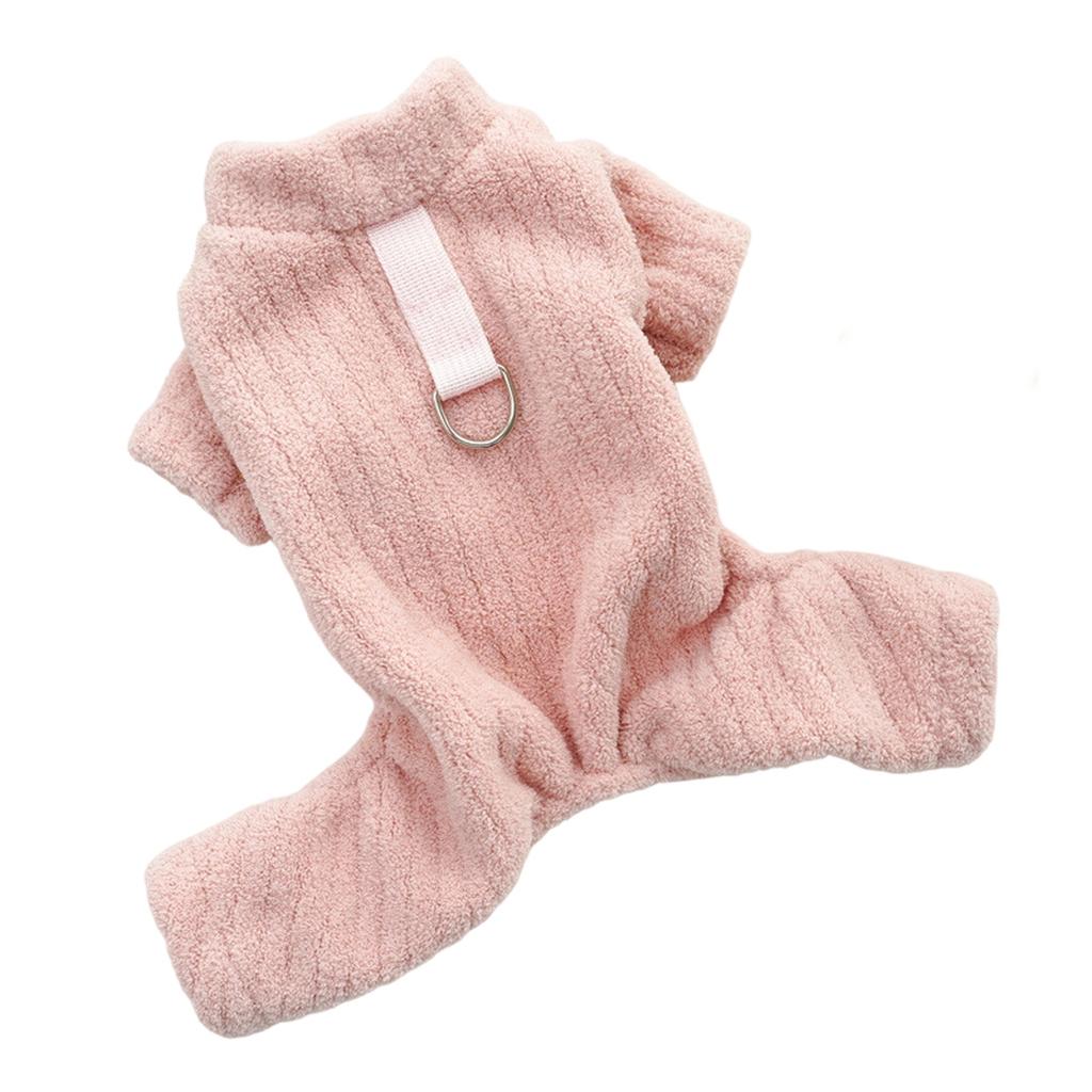 Combinaison d'hiver en peluche pour animaux de compagnie, combinaison chaude pour chien, salopette tendance pour chiot, pyjama mignon et doux, combinaisons, tenues pour animaux de compagnie, vêtements pour chien Chihuahua
