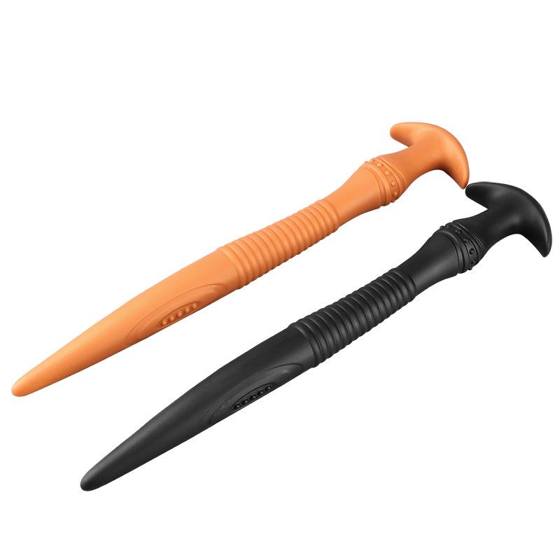 Versatile Eel-Shaped Anal Dilator and Massage Stick for Adults
