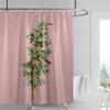 Minimalist Plant Shower Curtain, Modern Bathroom Toilet Decoration Privacy Curtain 180x180cm Waterproof Shower Curtain