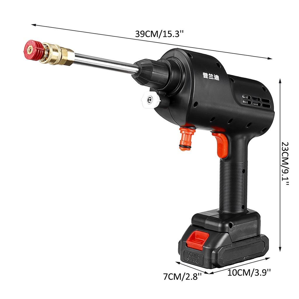 12000mAh 3 Water Types Wireless Car Washer Self-priming High Pressure Car Cleaner Foam Generator Rechargeable for  Battery