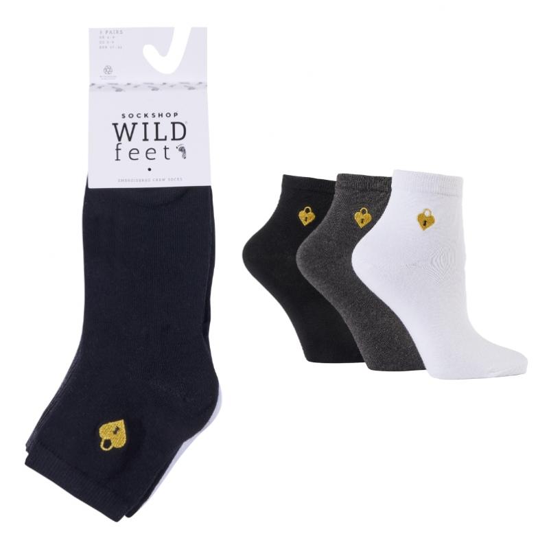 Sock Shop Женский набор носков S с половинным воротником и короной