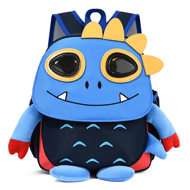 Kindergarten Bag Cartoon Anti-lost Backpack Boys And Girls Children Shoulder Bag