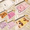 Cartoon Design Toilet Carpet Plush Material Foot Mat Animal Theme Bathroom Rug  Bathroom Use
