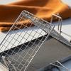 Stainless Steel Toaster Rack Foldable Portable Toaster Durable Camping Stove Toaster  Picnic