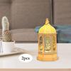 2x LED Lights Festival Lantern Ramadan Decoration Eid Candle Winter Christmas