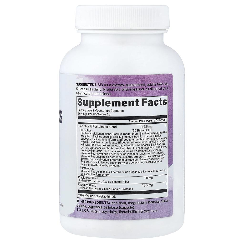 Micro Ingredients Probiotics, 120 Veggie Capsules