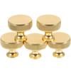 5Pcs Modern Cabinet Pull Aluminum Alloy Kitchen Cabinet Door Handle Gold Metal Wardrobe Drawer Pulls Dresser Handles Furniture