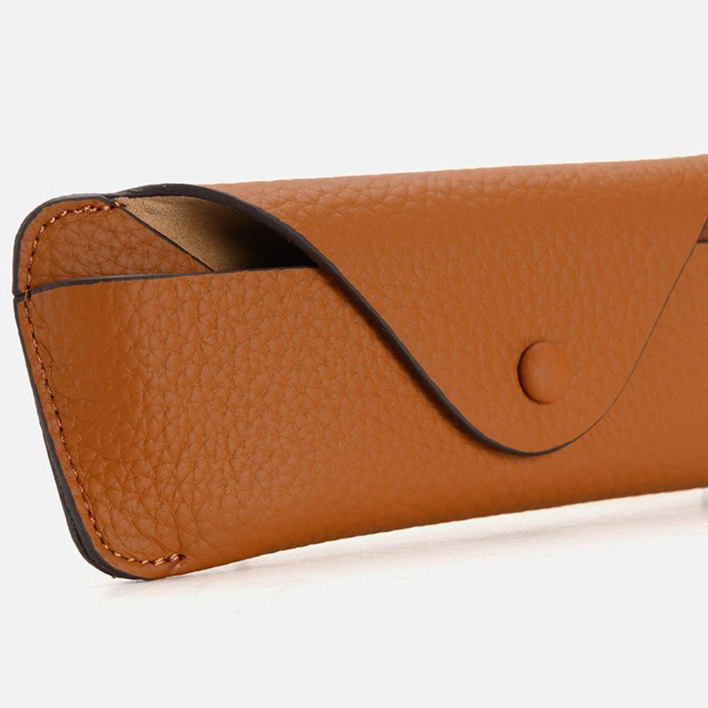 Handmade Genuine Leather Glasses Case Portable Sun Glasses Spectacle Case  Man/Women