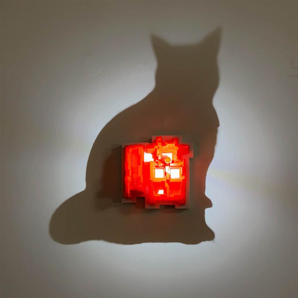 Kreatives 3D Licht und Schatten Nachtlicht Atmosphärenlicht Dekorative Wandleuchte Interaktives Licht und Schatten