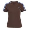 Originals 3-Stripe Soft Classic Knit Short Sleeve T-Shirt Women Tops KU8194