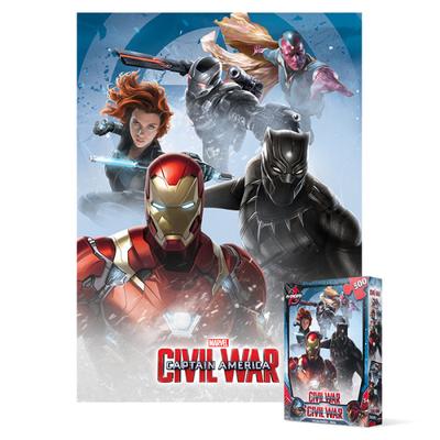 500 Piece Jigsaw Puzzle - Marvel Civil War Team Stark 2, Popular Korean Puzzle