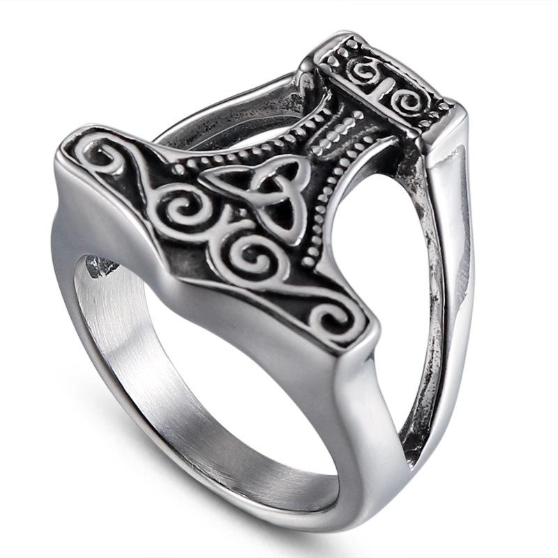 

2026 European and American Fashion Celtic Knot Ring Personalized Retro Men s Ring 7