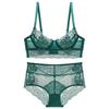 French Style Sexy Lace Bra Set Women Unlined Minimizer Bust Plus Size