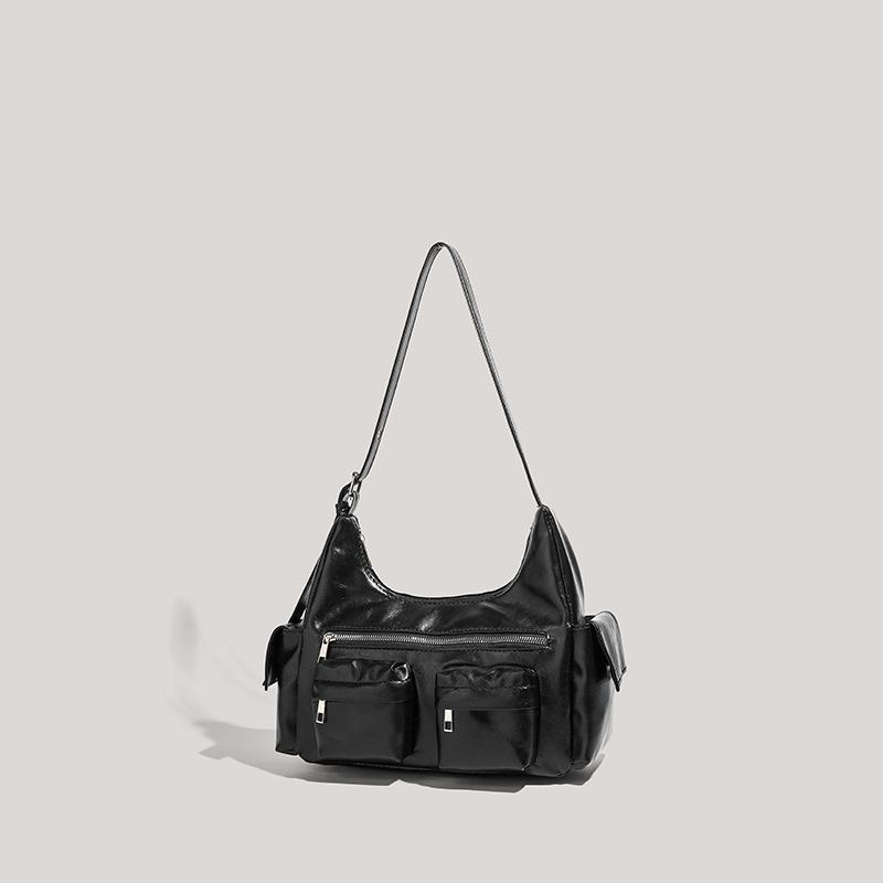 

Premium shoulder locomotive bag versatile casual multi-pocket messenger bag чёрный