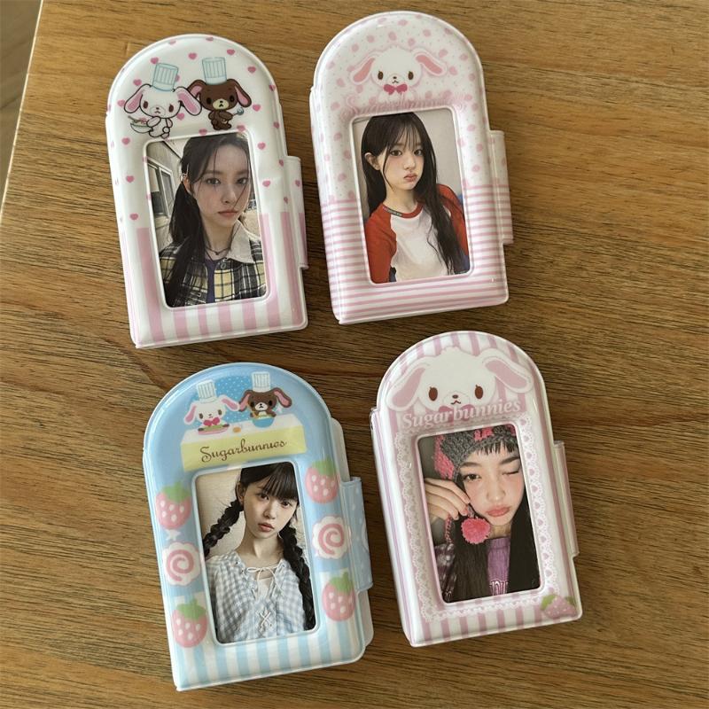 3 Inch 32 Pockets Photo Album Photo Card Postcard With Button Card Star Album Lomo Card Collector Card Photo Card Binder