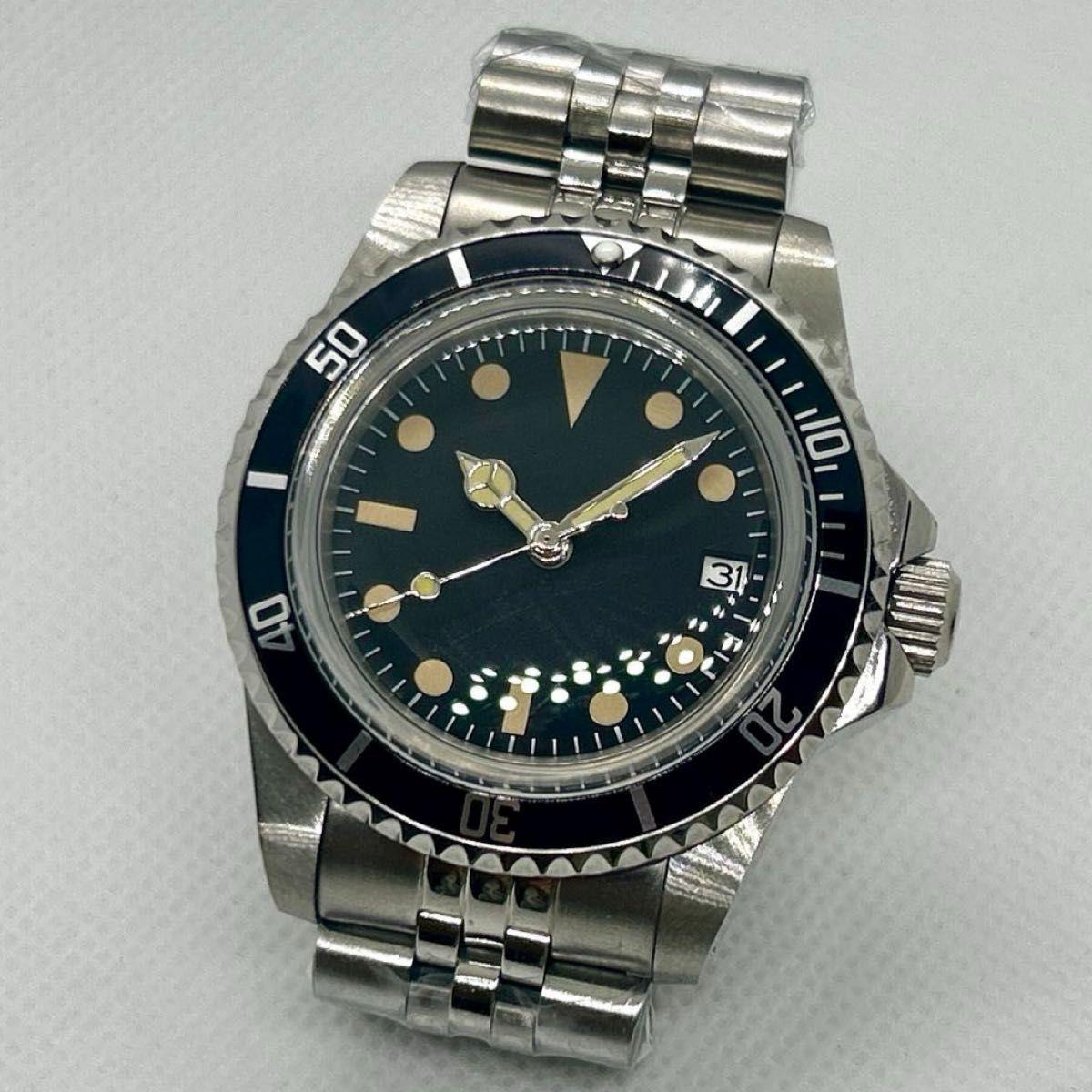 Used [New] Mechanical watch Vintage Submariner homage automatic winding 39mm