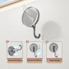 JINGRUIXIANG Stainless Steel Suction Cup Hooks (2-Pack)