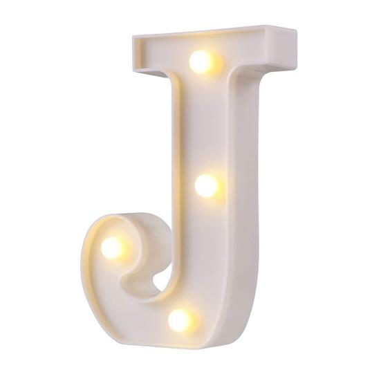 LED Letter Light Switch Design Waterproof Plastic Alphabet Letter Night Light Lamp for Party Club Bar