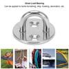 Pad Eye Plate U Hook Round Stainless Steel Heavy Duty Rustproof for Door Boat Hammock Home5MM