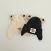 Autumn Warm Baby Knit Hat Cartoon Bear Ear Protections Benaie Cap Soft Knitted Hat Gift for Toddlers Boys and Girls