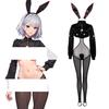 Litany Black Reverse Bunny Tokutaisha Bunny Girl Bunny Cosplay PU Leather Jacket, Suit, Costume, (M)