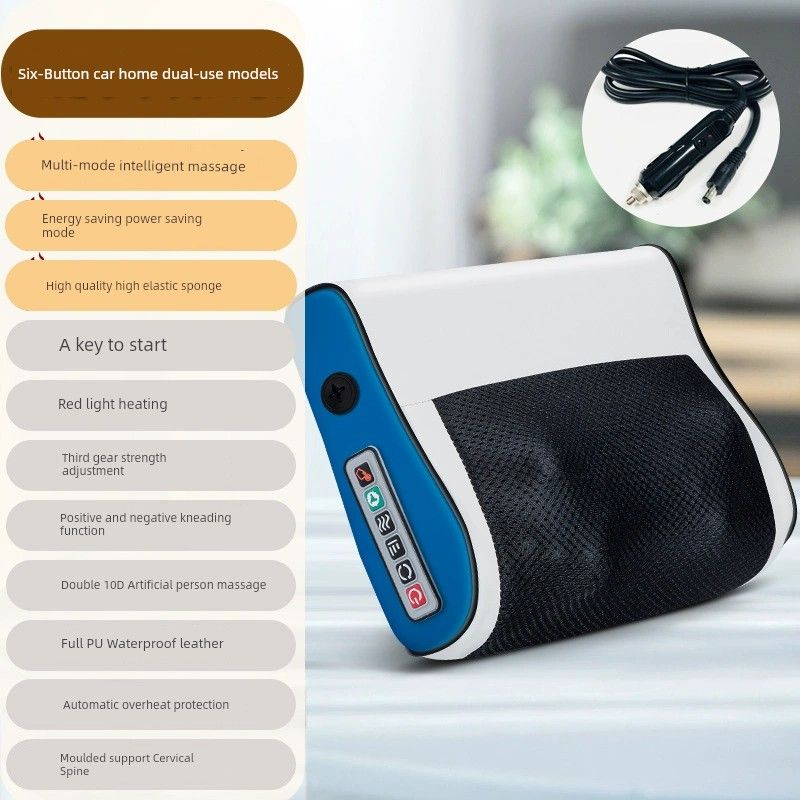 For Home Neck Shoulder Back Full Body Kneading Cushion Massage Pillow