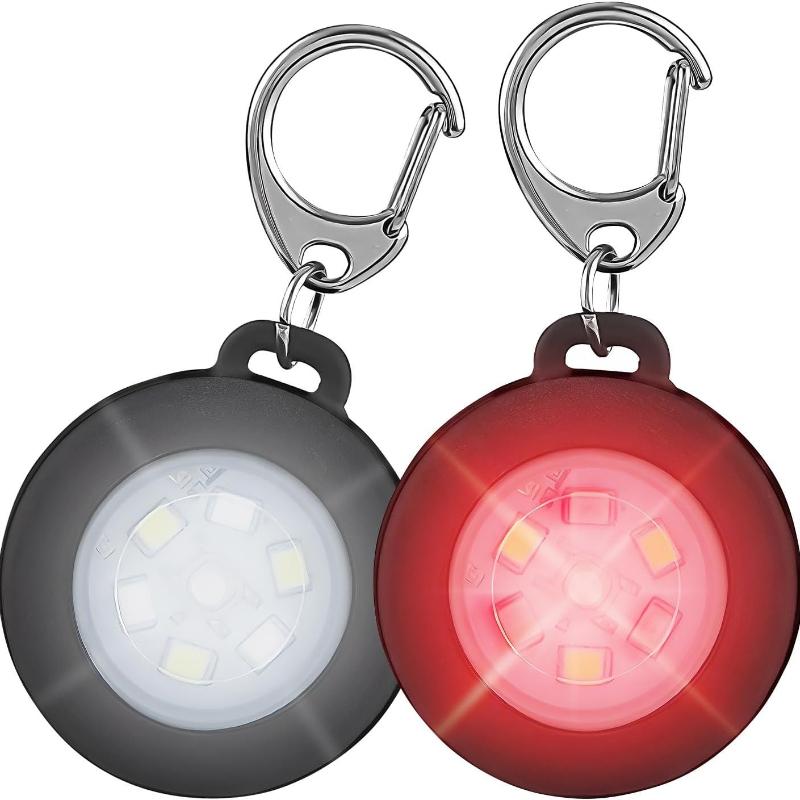 2 Pack Dog Lights for Night Walking, Rechargeable LED Dog Collar Light 3 Glowing Modes,Adjustable Flashing Dogs Collar for Small Medium Large Dogs Pack of 2