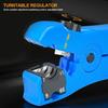 All-In-One Stripping Tool Wire Stripper RG59 RG6 RG11 RG7 Coaxial Cable Stripper Cutter Pliers for Round Cable and Flat Cable