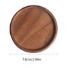 4Pcs Wood Coaster for Drink Table Protective Wooden Round Pad for Coffee Table Cup Coaster Mats Home Decorations