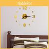 Elegant 3d Diy Acrylic Digital Wall Clock For Creative Home Living Room Decoration