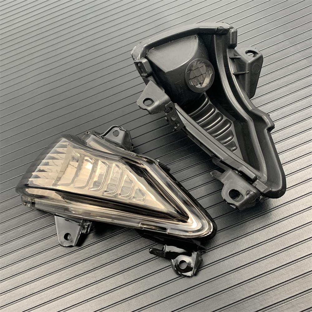 Front Turn Signals Cover For Kawasaki ER-6N EX650 Ninja 650 400R EX400 Motorcycle Parts Smoke