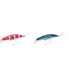 Minnow Fishing Lures Vivid Eyes Artificial Bait Striped 16.5cm Deep Diving Hooks Fishing Tackle Starter Anglers