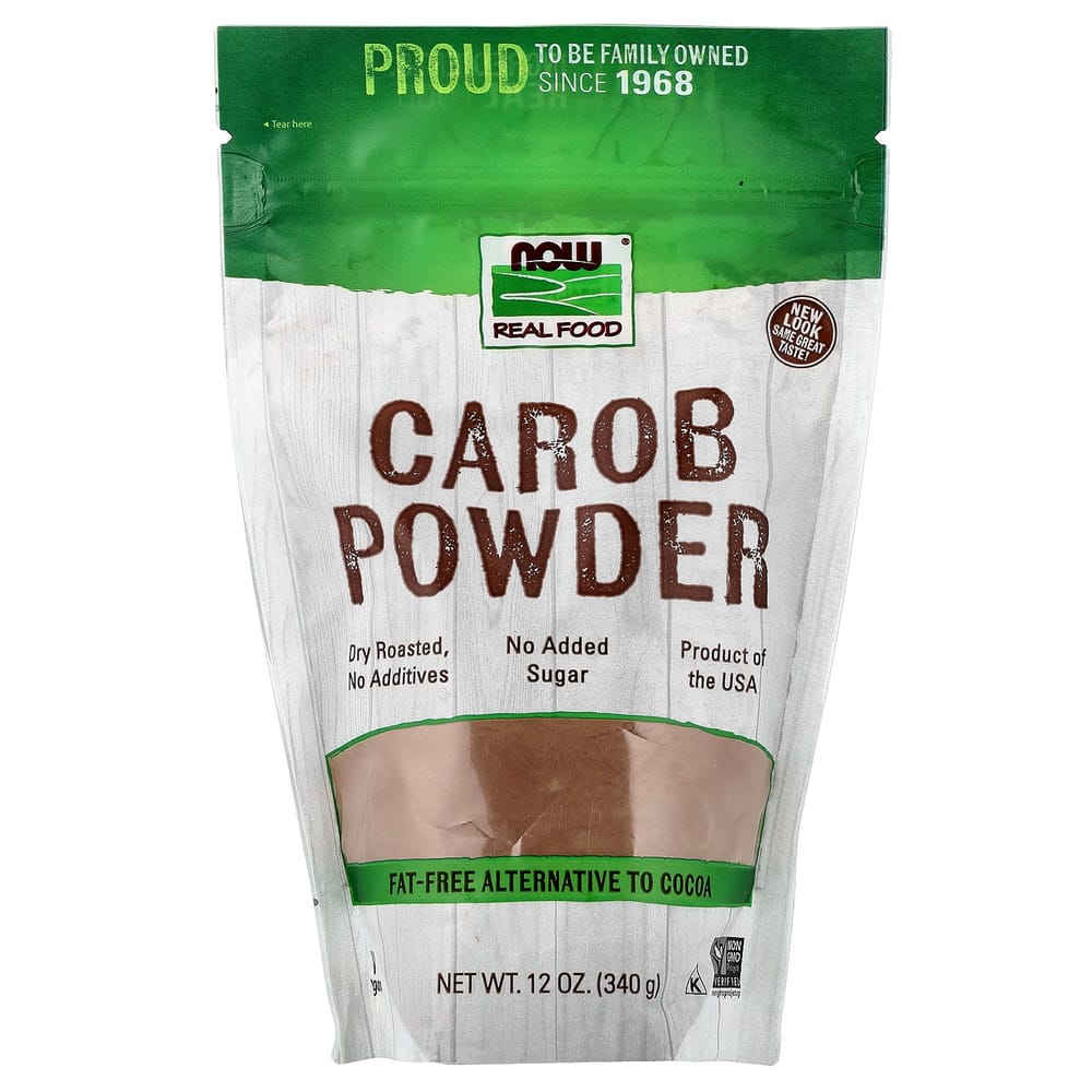 NOW Foods Real Food Carob Powder, 340g (12oz)