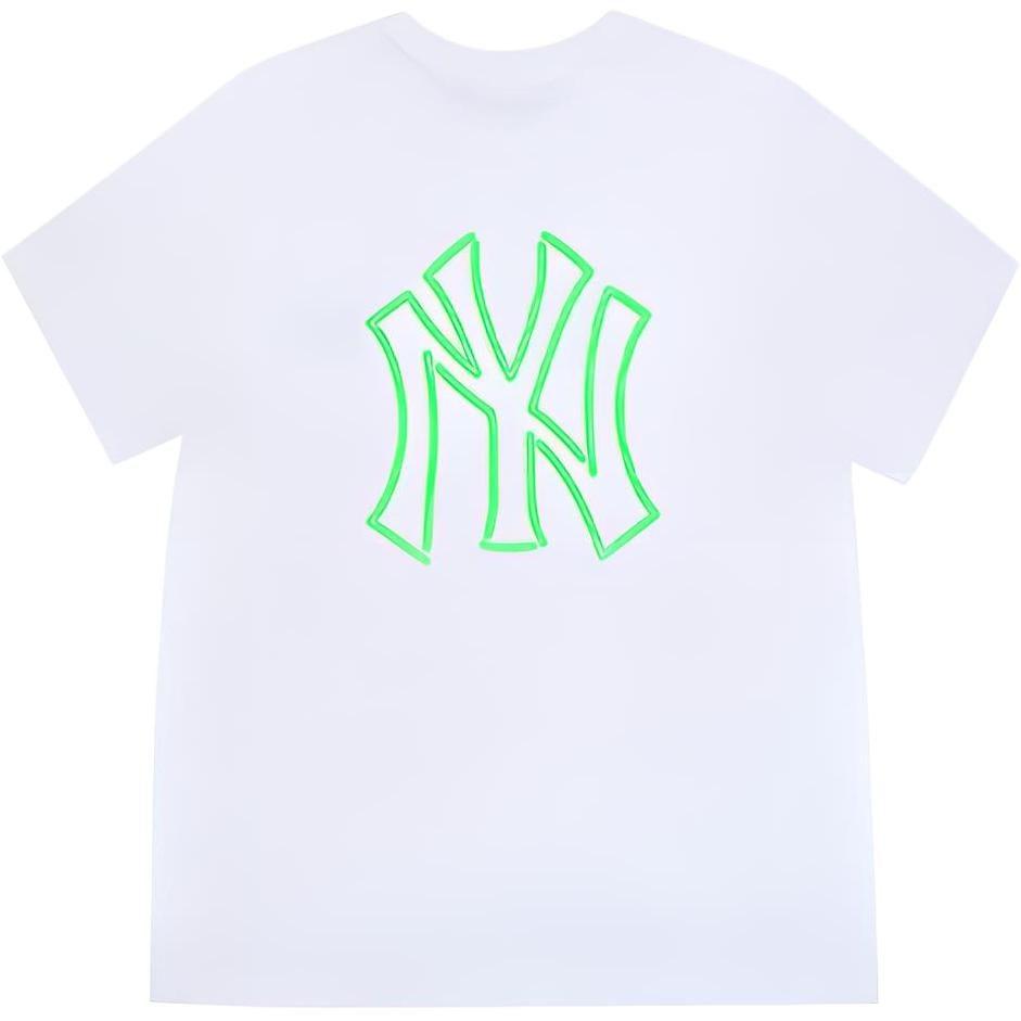 MLB New York Yankees T Shirts Unisex White Crew Neck Moderate Straight Fit 31TSN3031-50W