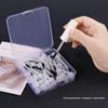 Disposable Flat Head Nail Art Brush Set with Handle – Easy To Use and Disassemble