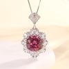 Jewelry Simulation Bird'S Nest Cut Color Treasure Crystal Pendant Set 14 * 14-12 * 12