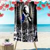Magpies Roar Print Beach Towel, Large Soft Quick Dry Towel for Beach Camping Swimming