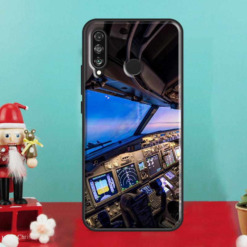 Flight Instruments Cockpit For Huawei Nova 9 10 SE 12i 12s 11i 8i Y90 Y60 Y70 Y72 Y73 Y61 Y91 P30 P40 Lite P60 Pro Case