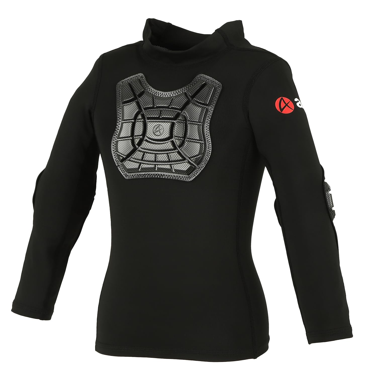 

XtremeGuard Рубашка с мягкой защитой для бега на руки, локти, рубашка apt , велосипеды, чехлы, протекторы, детская (Размер S) чёрный