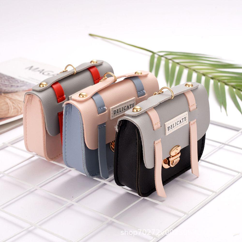 

Pouch Key Ring Pendant Card Holder Mini Coin Bag Handbag Keychain Coin Purse Earphone Storage Bag #1