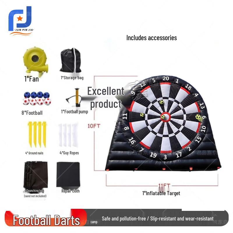 Inflatable Soccer Dart Board Game