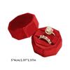 Rings Box Jewelry Box Display Holder Cases Wedding Rings Flannel Material Jewelry Box Perfect Gift for Woman Man Girls