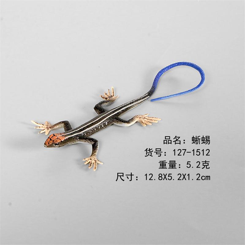 Trick Toys April Fool's Day Props Amphibian Creative Decorations Children's Cognitive Lizard Chameleon Model Rubber Products