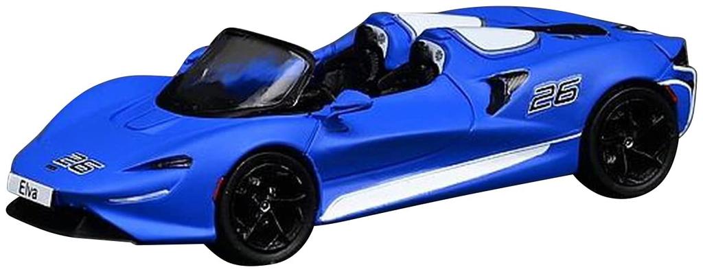 CM MODEL McLaren Elva Matte Blue Finished Product 1/64 CM64-Elva-01