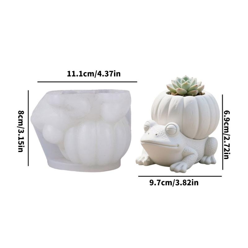 Pflanzgefäß Silikonform für Resin-Bastelarbeiten Kreativer Garten mit glattem DIY Kerzen-Schmuckherstellung Mehrzweckdesign